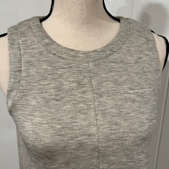 NWT Madewell The Anytime Scuba Heather Gray Dress - Picture 9 of 9